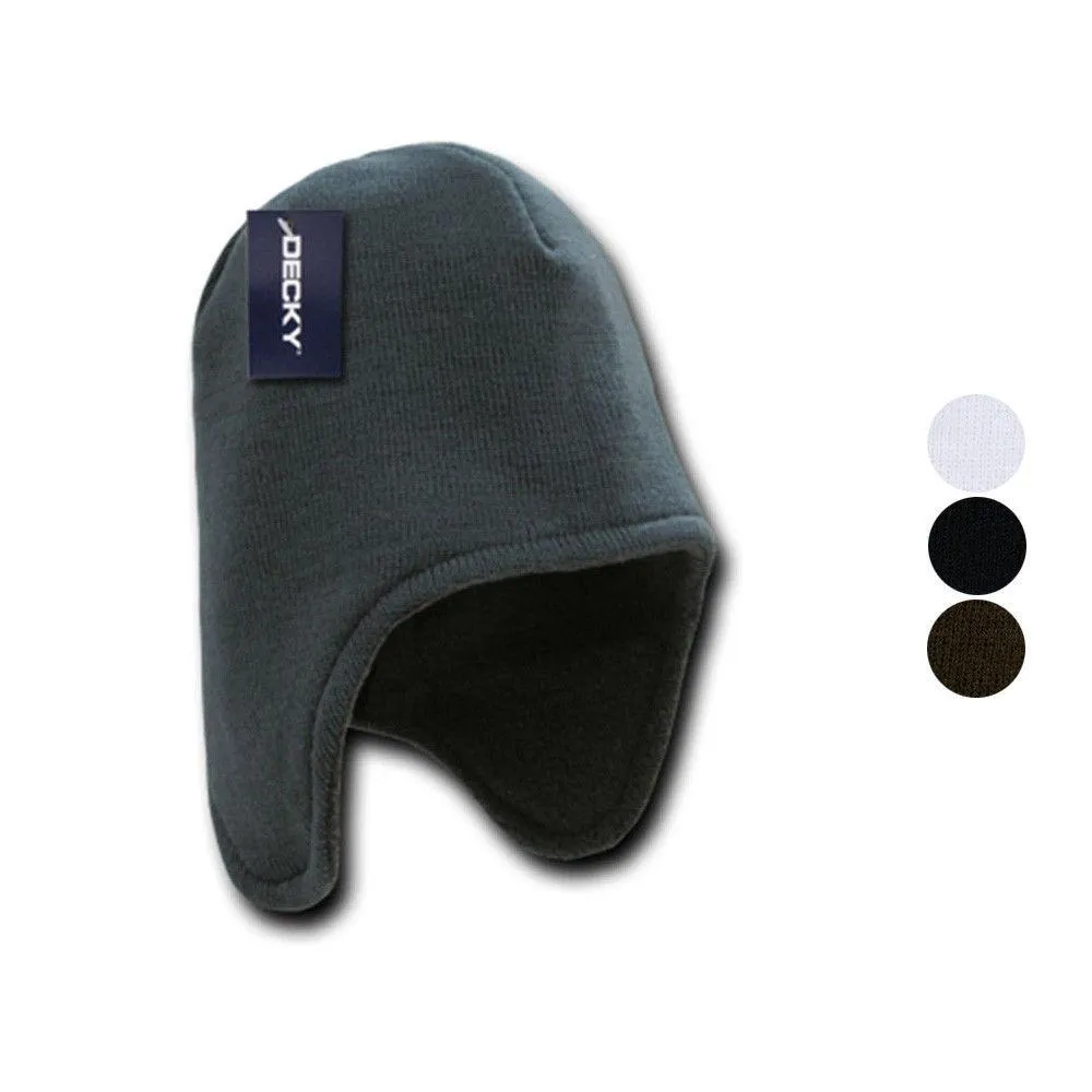 1 Dozen Helmet Beanie Beanies Winter Fleece-Lined Ear Flap Ski Snow Wholesale