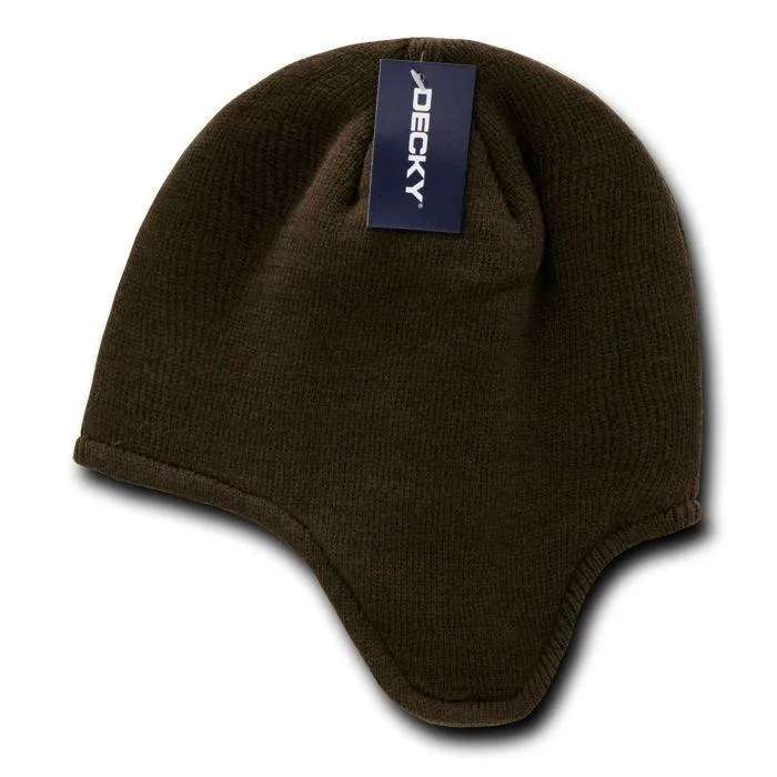 1 Dozen Helmet Beanie Beanies Winter Fleece-Lined Ear Flap Ski Snow Wholesale