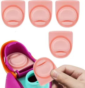 4Pcs Replacement Stopper Compatible with Owala FreeSip 24oz 32oz, Silicone Water Bottle Top Lid Gasket Replacement for Owala 19/24/32/40oz BPA-Free Seal Bottle Cap Stopper Gasket Plug
