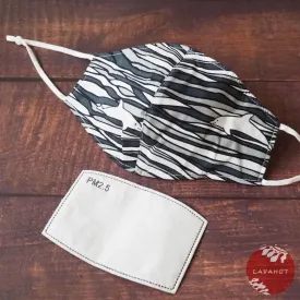 Adjustable   Filter Pocket • Grey Dolphin Sea Wave