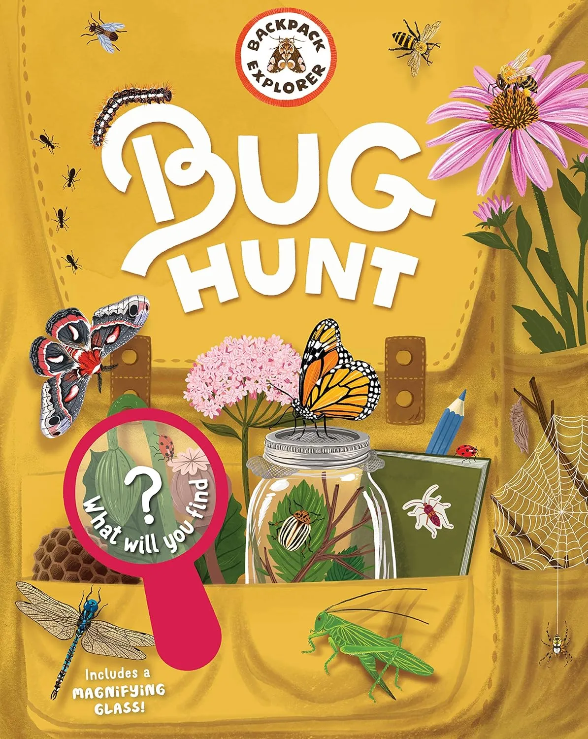 Backpack Explorer: Bug Hunt: What Will You Find? Hardcover  Sticker Book, April 13, 2021