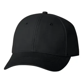 Bayside Black USA Made Structured Cap