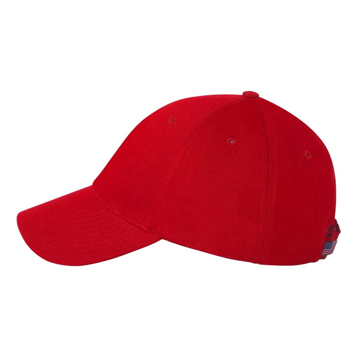Bayside Red USA Made Structured Cap