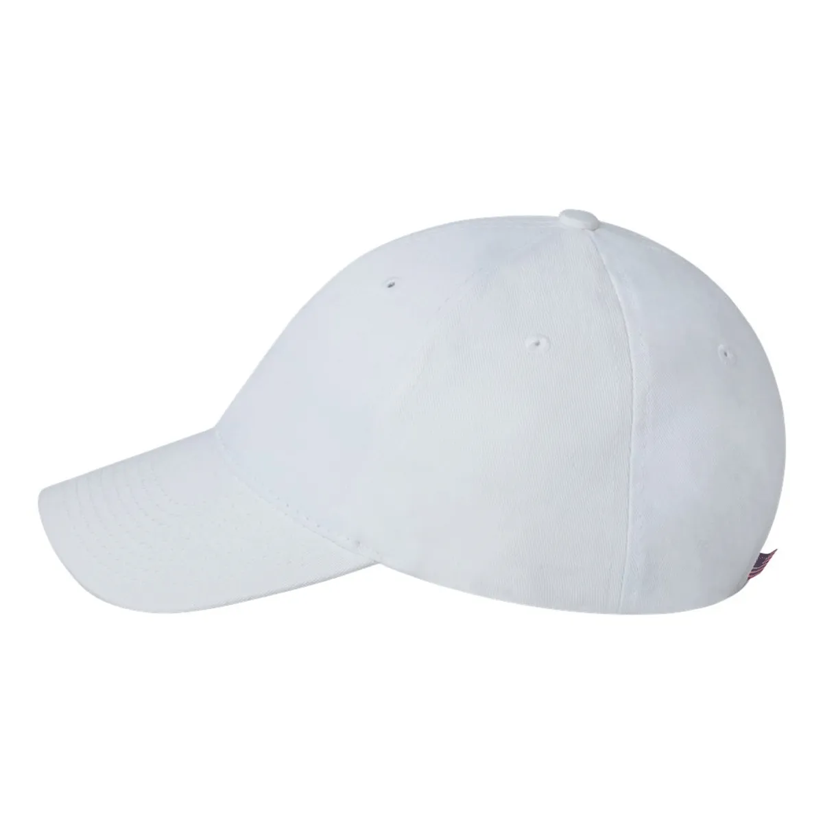 Bayside White USA Made Structured Cap