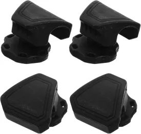 BESPORTBLE 4 Sets Football Goggles Screws Helmet Hardware Kit Glove Clips for Work Gloves Holder Clip Football Buttons Football Chin Repair Helmet Kit Reinforced Nylon Black