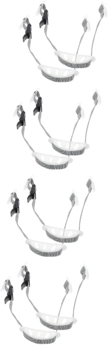 BESPORTBLE 8pcs Adjustable Helmet Chin Strap -wear Hard Hat Strap for Enhanced Easy Installation Fit for Construction Workers
