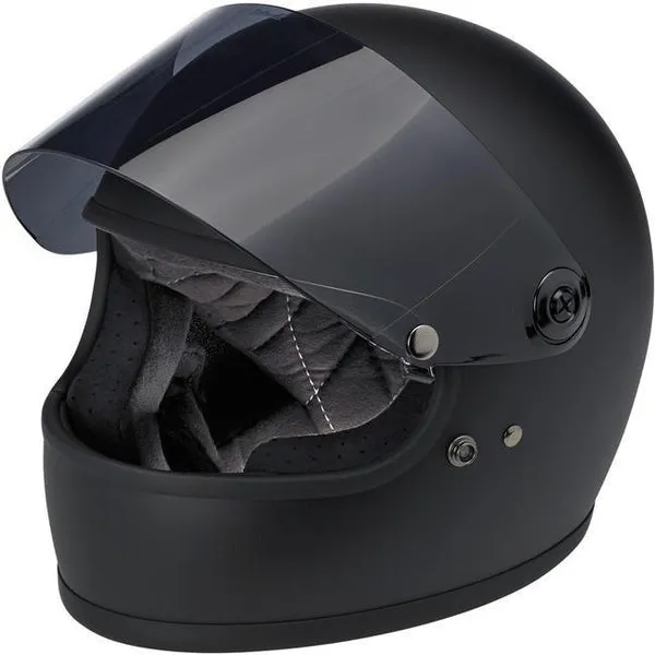 BILTWELL Gringo S Gen 2 Flat Shield - Dark Smoke (fits ECE 22.05 model)