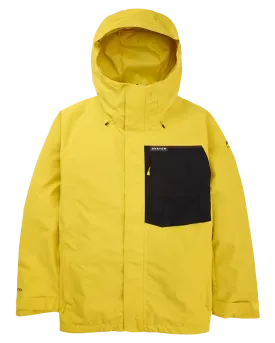 Burton Men's Powline Gore-Tex 2L Snow Jacket - Sulfur/True Black