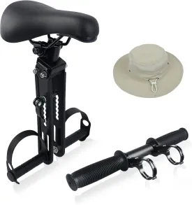 Child Bike Seat, Front Mounted Kids Bike Seat, Detachable Child Bicycle Seat, Children Bike Seat for Children 2~5 Years, Compatible with Most Mountain Bikes