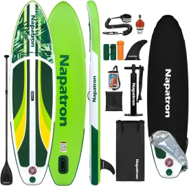 Family Inflatable Stand Up Paddleboards,Stable Wide Design,350LBS Capacity,Complete Paddle Board Package with Fast Action Pump,Leash,Ideal for Beginners/Youth & AllSkill Levels