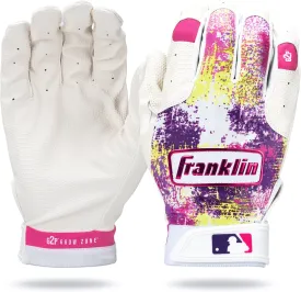 Franklin Sports MLB Youth Teeball Batting Gloves - Flexible Pro Kids Baseball   Softball Gloves for Boys   Girls