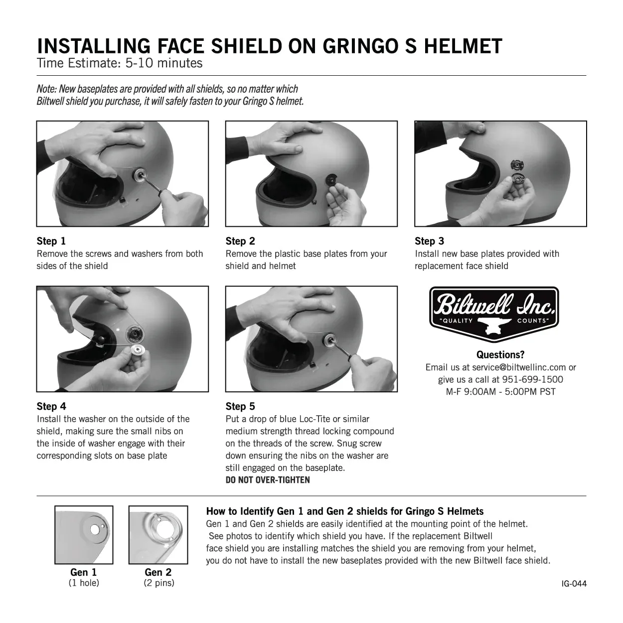 Gringo S Gen 2 Flat Replacement Shield