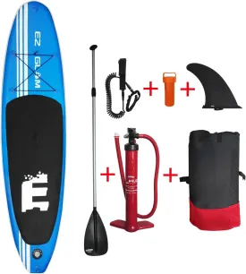 Inflatable Cruiser Stand Up Paddle Board 10'1" Long 30" Wide 6" Thick SUP Package