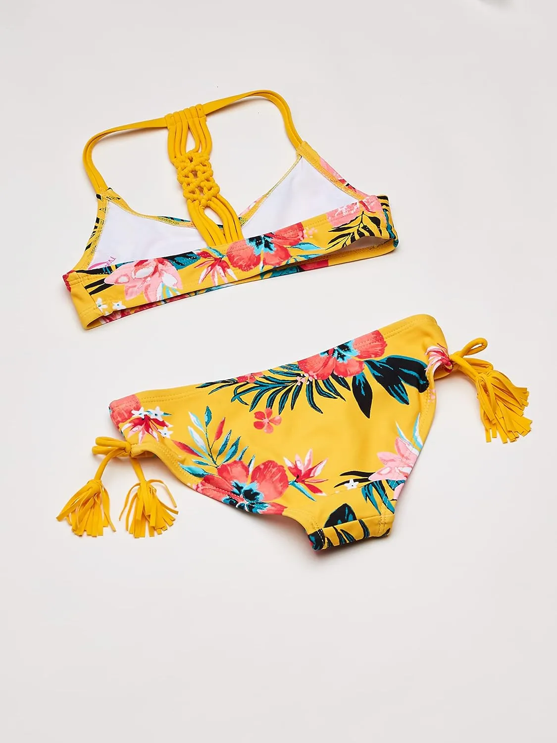 Kanu Surf Girls' Willow V-Neck Bikini Beach Sport 2-Piece Swimsuit