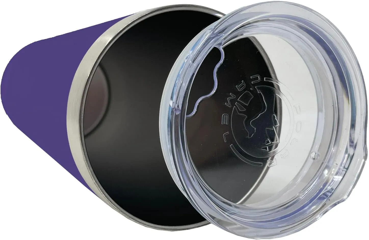 LaserGram 22oz Vacuum Insulated Skinny Tumbler, Cricket Player, Personalized Engraving Included (Dark Purple)