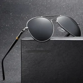 Luxury Men's Polarized Sunglasses Driving Sun Glasses for Men Women Brand Designer Male Vintage Black Pilot Sunglasses UV400