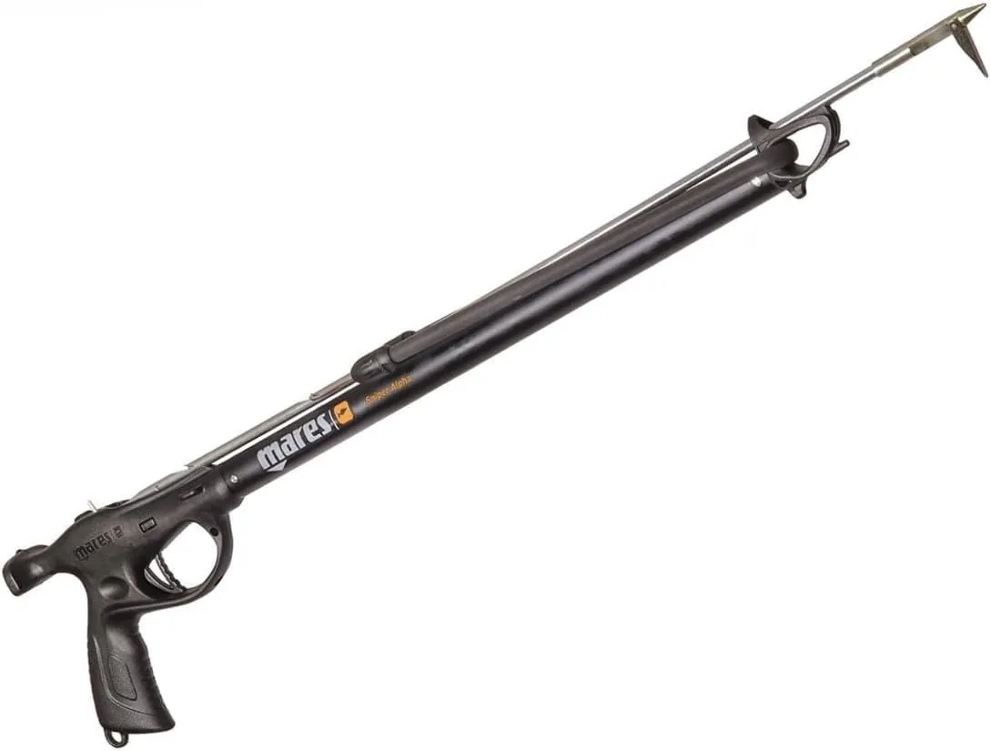 Mares Sniper Alpha Sling Gun Speargun for Spearfishing - Spear Gun with Aluminum Barrel & Circular Elastic