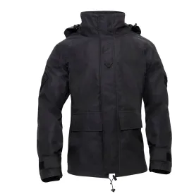 MilSpec Tactical Hard Shell Waterproof Jacket - Black