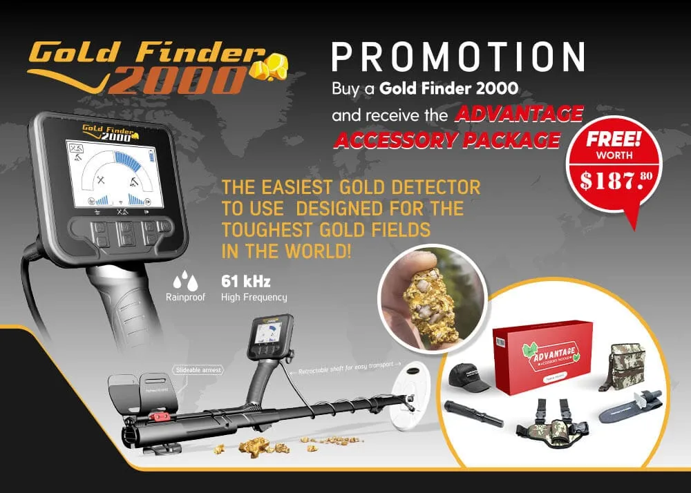 Nokta Gold Finder 2000 with Starter Package