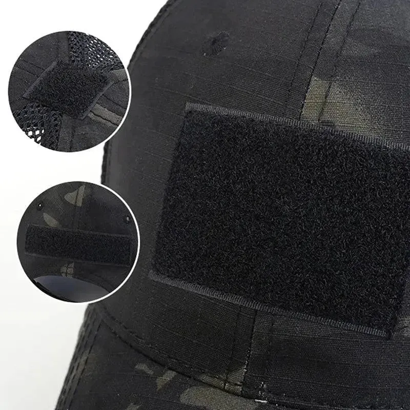 Outdoor Multicam Camouflage Adjustable Cap Mesh Tactical Military Army Airsoft Fishing Hunting Hiking Basketball Snapback Hat