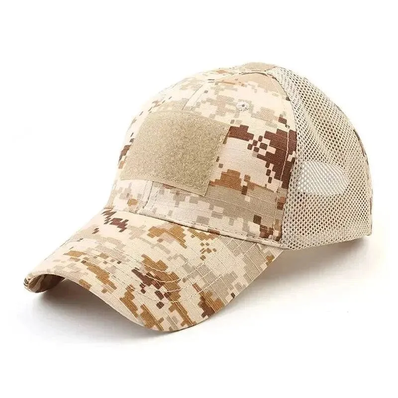 Outdoor Multicam Camouflage Adjustable Cap Mesh Tactical Military Army Airsoft Fishing Hunting Hiking Basketball Snapback Hat