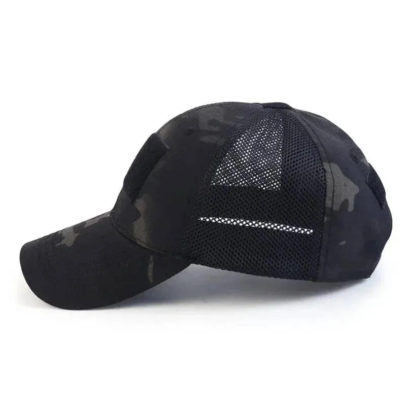 Outdoor Multicam Camouflage Adjustable Cap Mesh Tactical Military Army Airsoft Fishing Hunting Hiking Basketball Snapback Hat