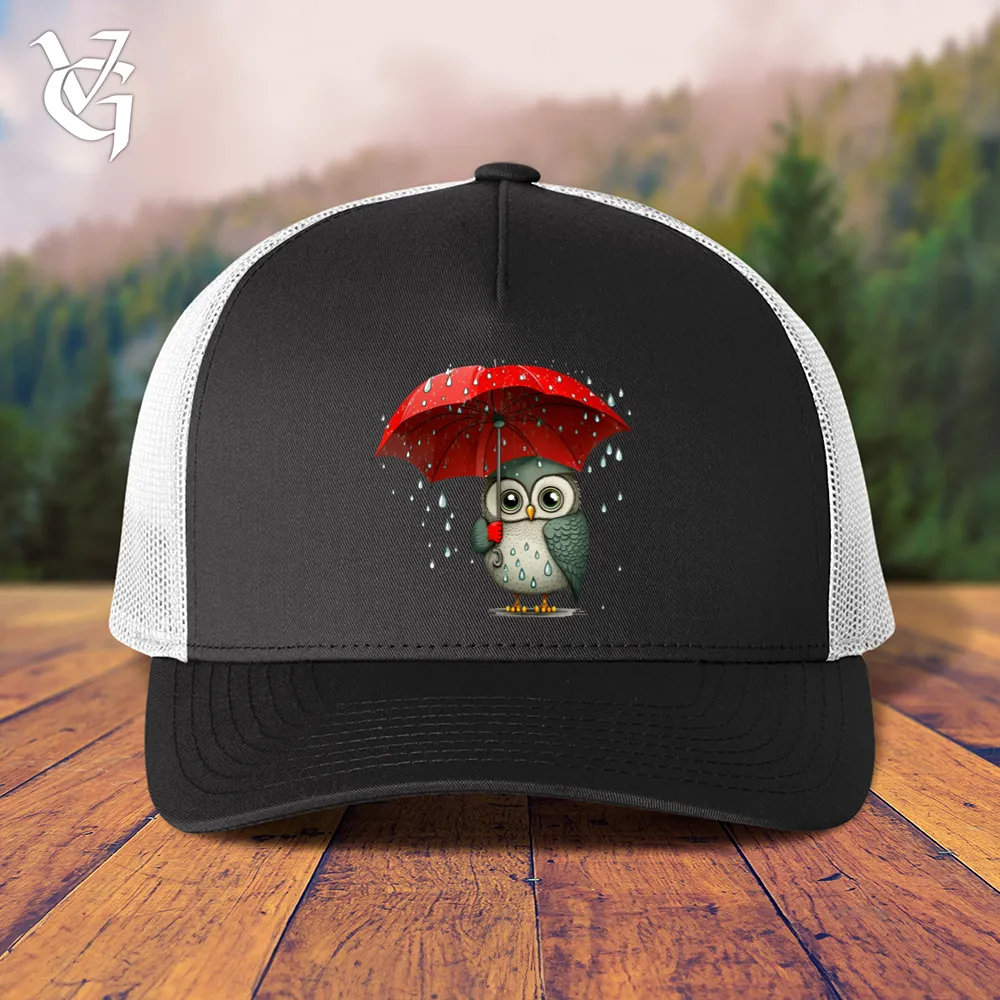 Owl In The Rain Trucker Cap