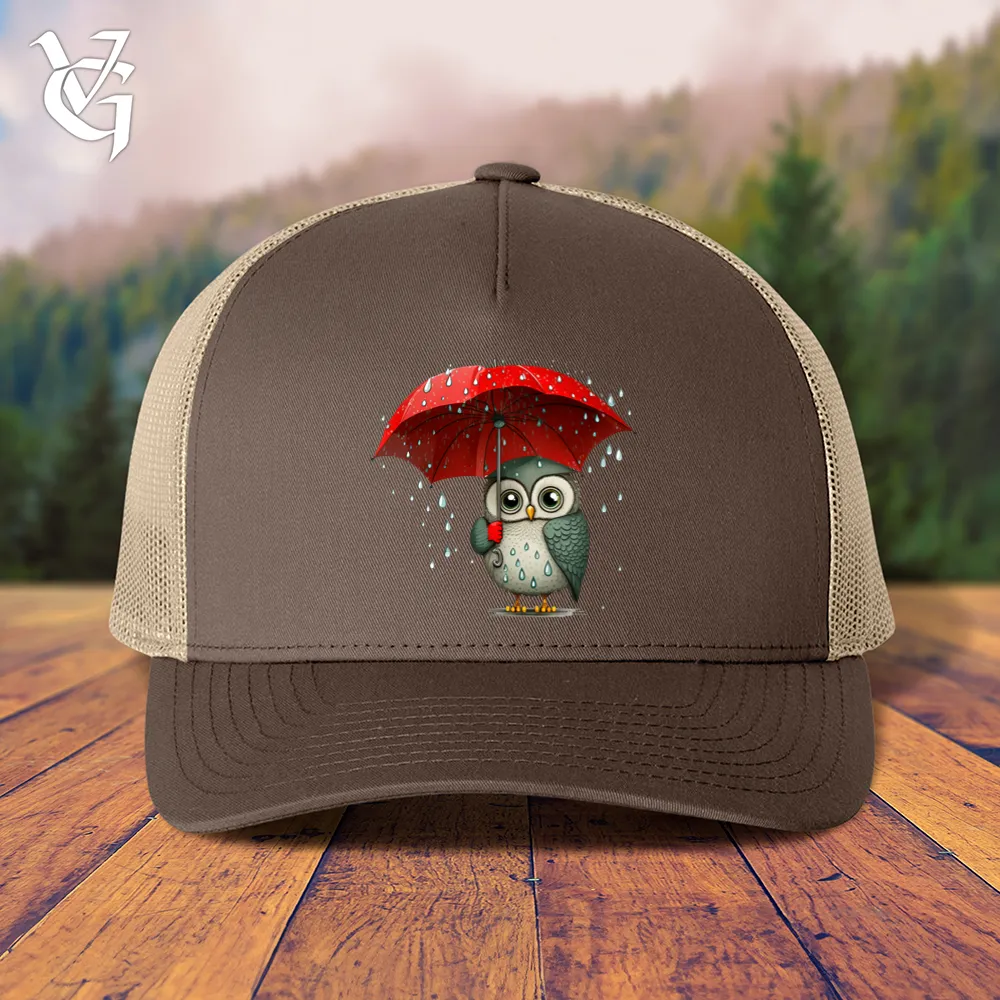 Owl In The Rain Trucker Cap