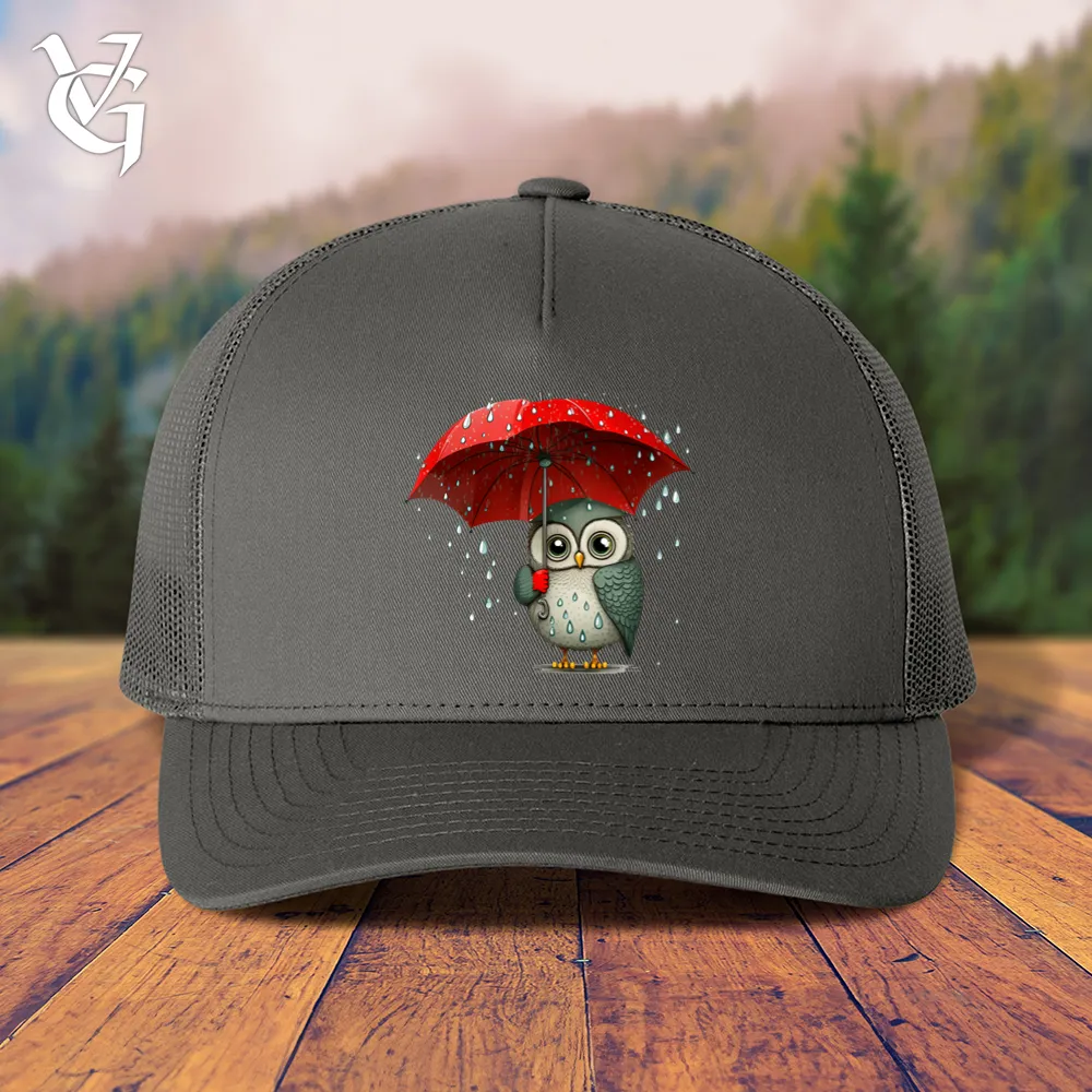 Owl In The Rain Trucker Cap
