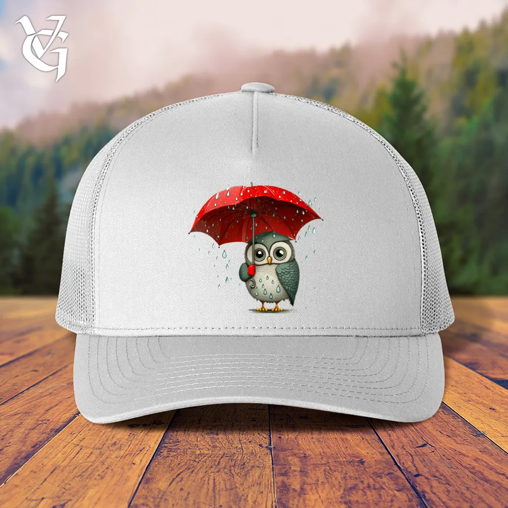 Owl In The Rain Trucker Cap