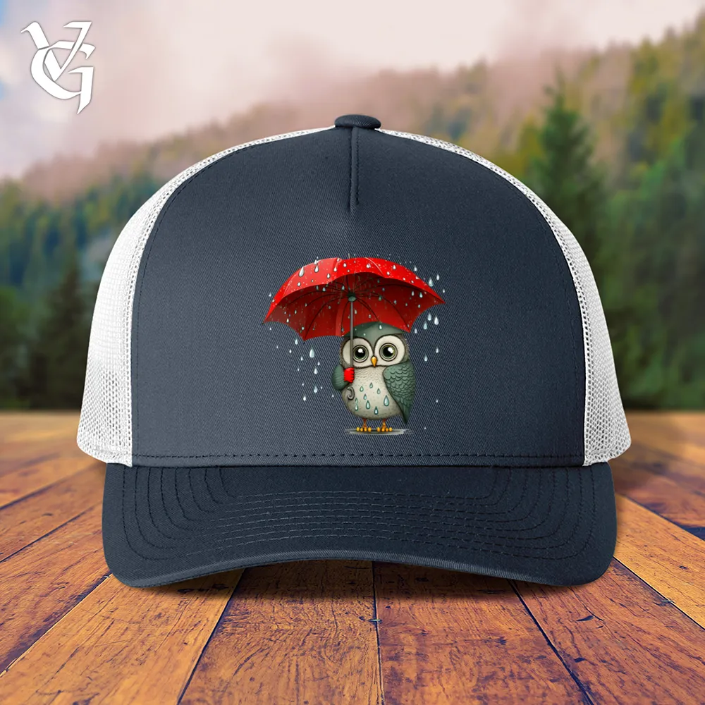 Owl In The Rain Trucker Cap