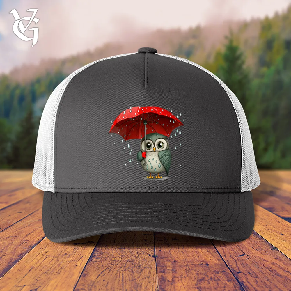 Owl In The Rain Trucker Cap