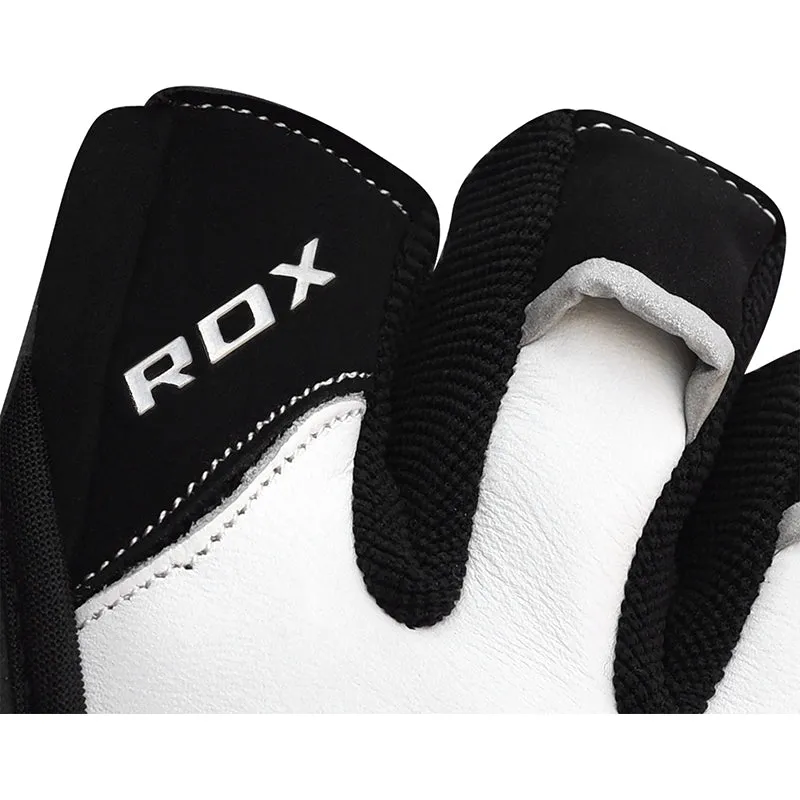 RDX L1 Leather Bodybuilding Gym Gloves