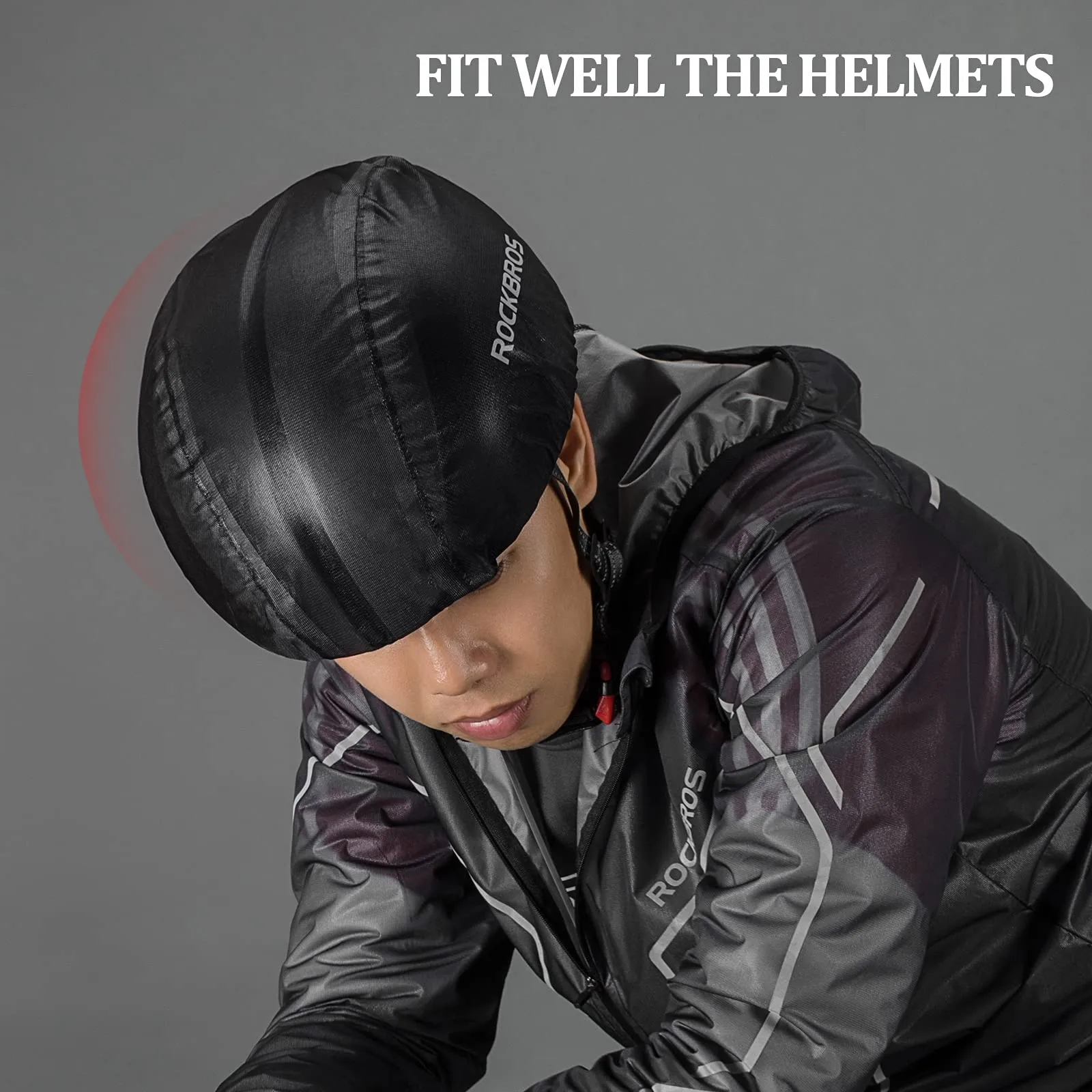 ROCKBROS Bike Helmet Cover with Reflective Logo Rainproof & Dustproof