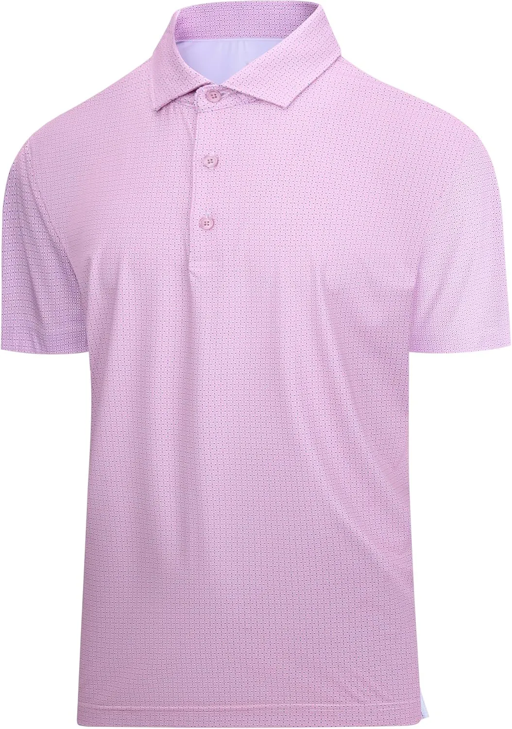 SAMERM Mens Golf Polo Shirts Short Sleeve Dry Fit Performance Moisture Wicking Print Sport Golf Shirts for Men Casual
