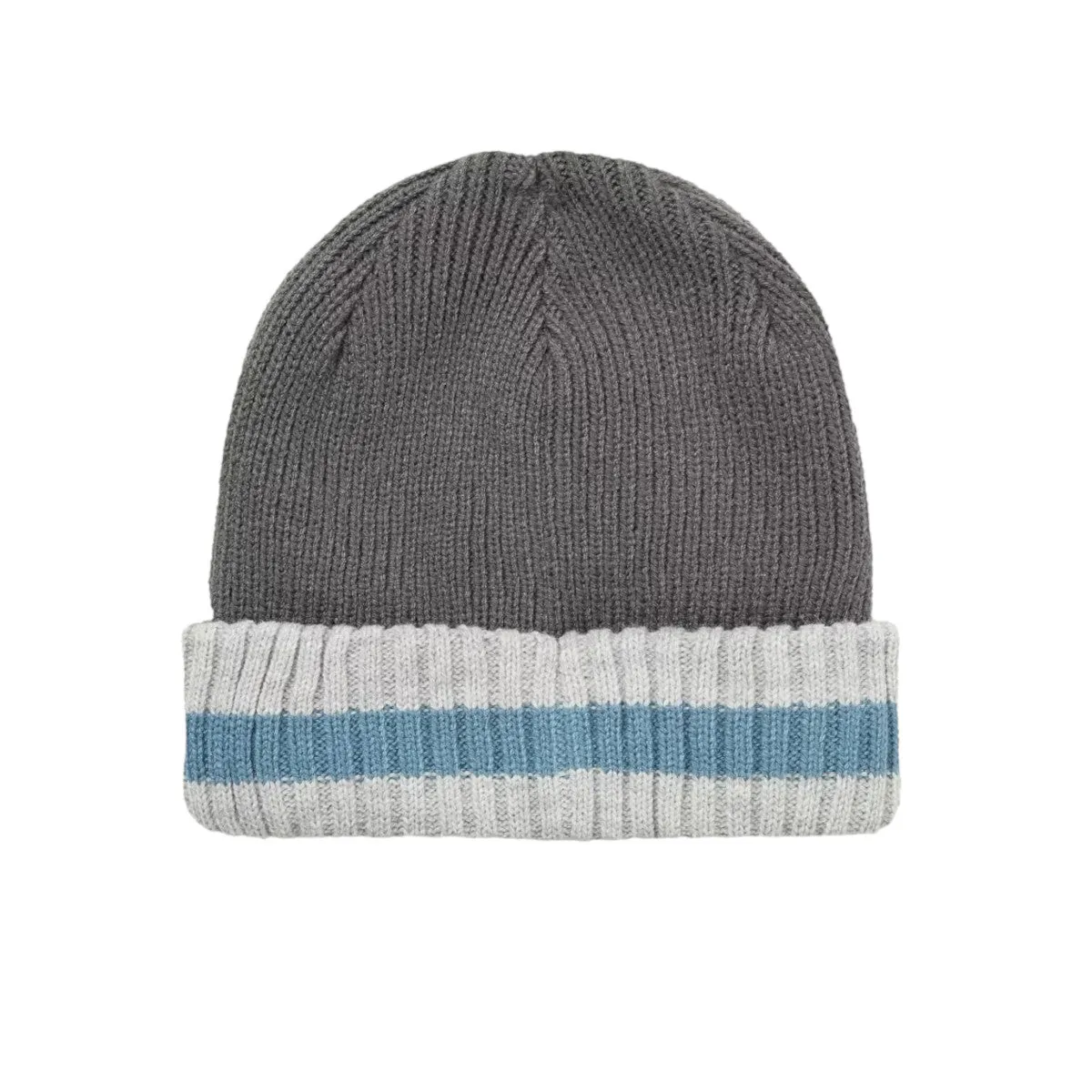 Sealskinz Holkham Beanie Grey/Cream/Blue