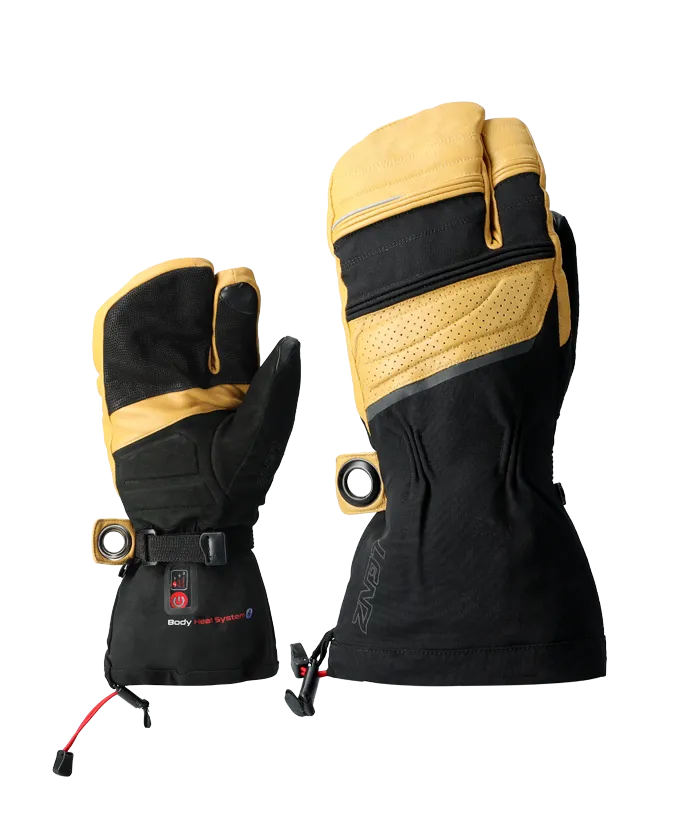 Ski heat gloves LENZ 8.0 | 3-Finger | Men's Women's 