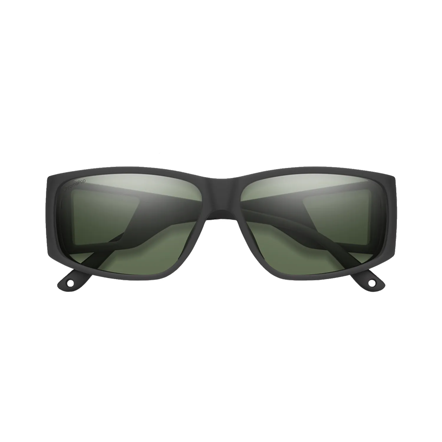 Smith Monroe Peak Sunglasses Matte Black/ChromaPop Polarized Gray Green