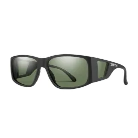 Smith Monroe Peak Sunglasses Matte Black/ChromaPop Polarized Gray Green