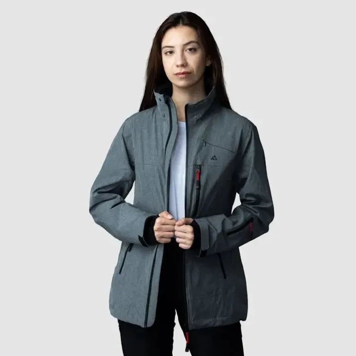 Sustainable Explorer Women's Jacket - Chic Charcoal Gray