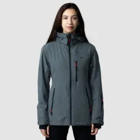 Sustainable Explorer Women's Jacket - Chic Charcoal Gray
