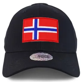 Trendy Apparel Shop Norway Flag Hook and Loop Patch Tactical Baseball Cap