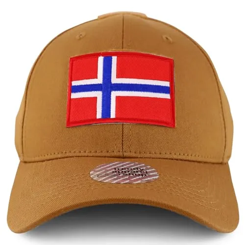 Trendy Apparel Shop Norway Flag Hook and Loop Patch Tactical Baseball Cap