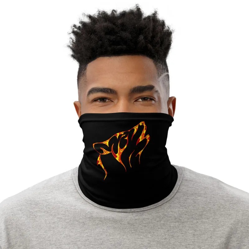 Tribal Fire Wolf Neck Gaiter