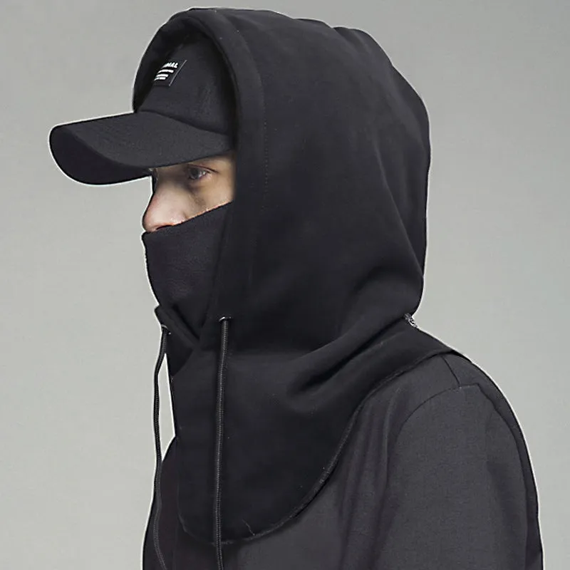 Unisex Fleece Hood, Ski/Snowboard Face Mask, Face Head Warmer