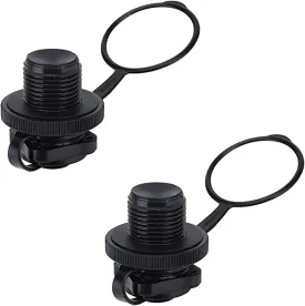 Wanoni's 2pcs Inflatable Boat Valve towable Tube Plug for Kayaks, Rafts and Airbeds - ABS Plastic, Leak-Proof
