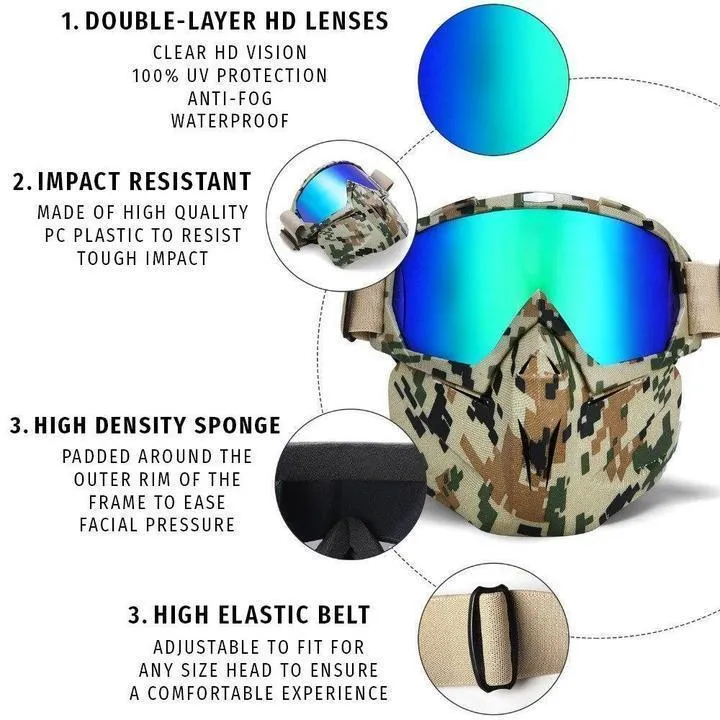 Winter Ski Goggles Motorcycle Outdoor Face Mask