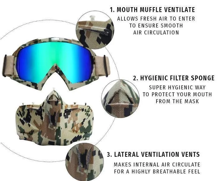 Winter Ski Goggles Motorcycle Outdoor Face Mask